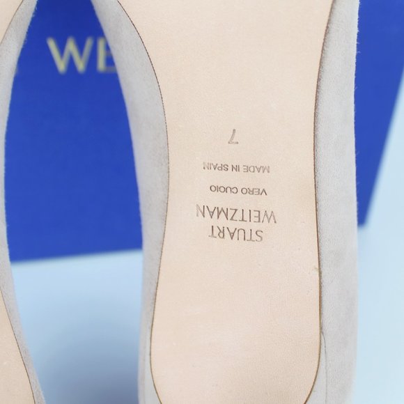 NEW Stuart Weitzman Leigh Suede Pumps - Picture 15 of 16